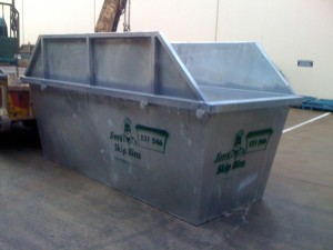 9m skip bin with high sides